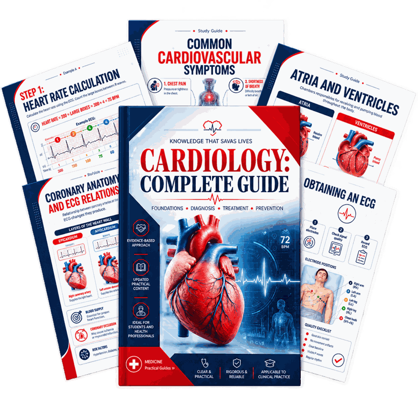 Mockup of the e-book Cardiology: The Complete Guide